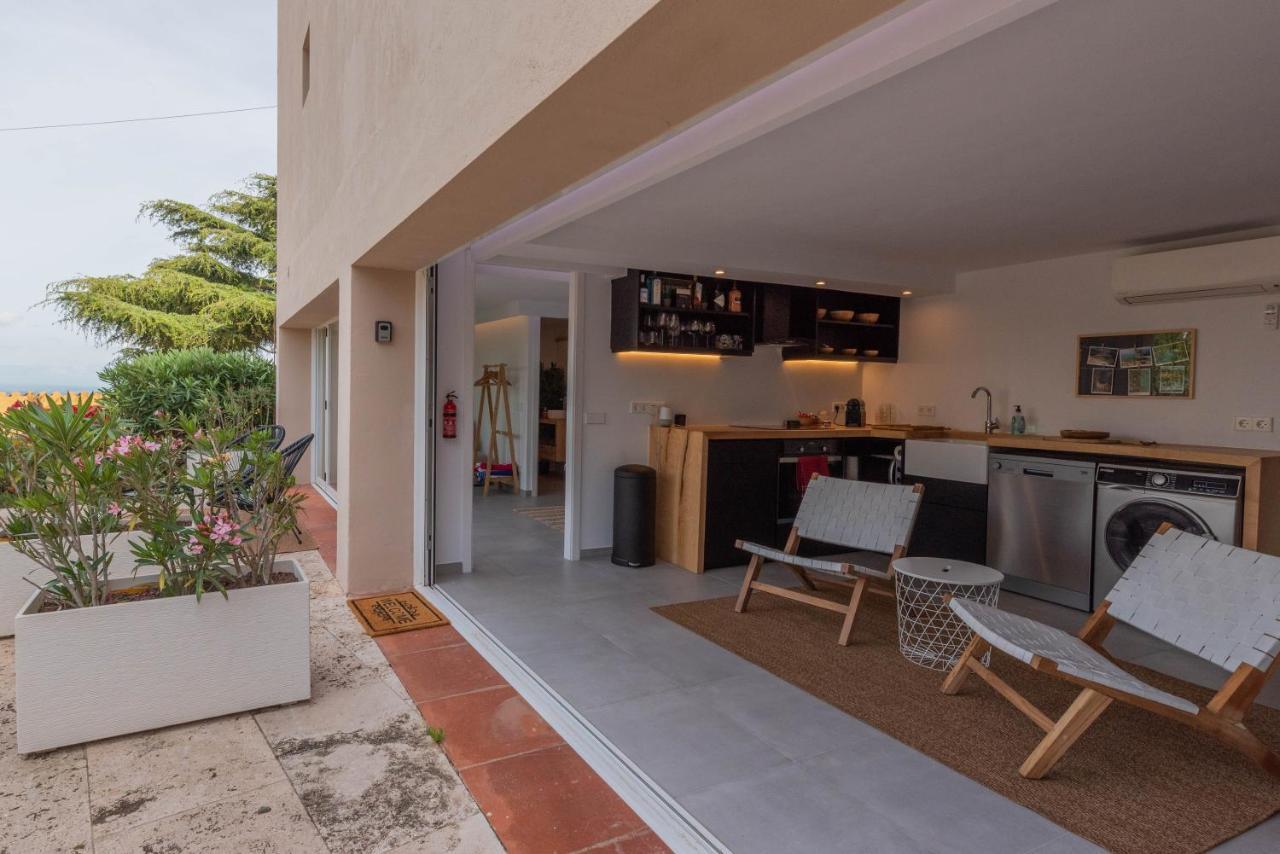Romantic Modern Apartment Private Swimming Pool 5 Min Walk From Begur Centre Dış mekan fotoğraf