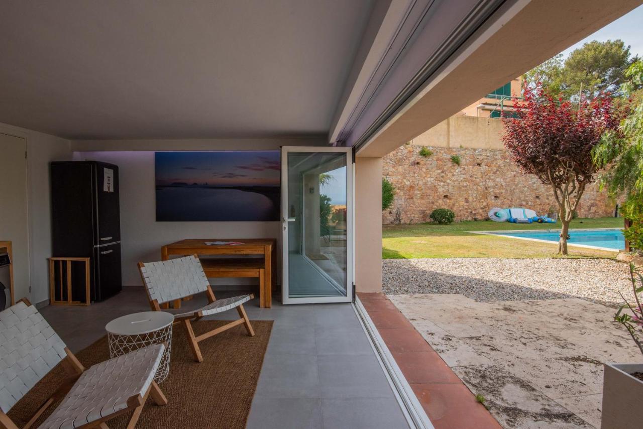 Romantic Modern Apartment Private Swimming Pool 5 Min Walk From Begur Centre Dış mekan fotoğraf
